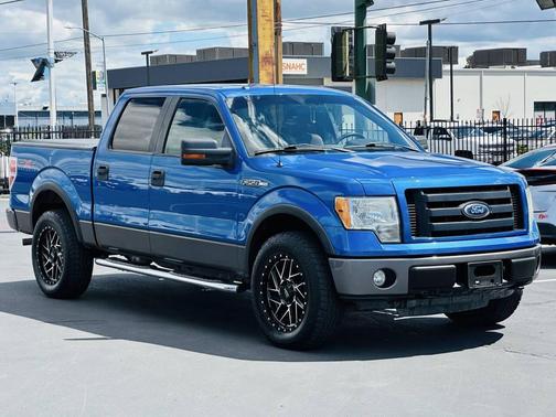 Blue 2010 Ford F-150 FX4 SuperCrew