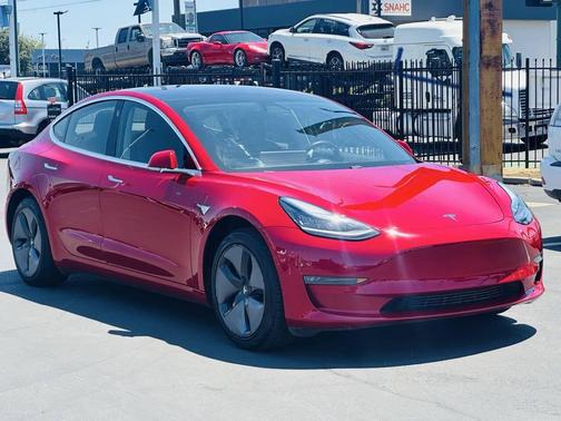 Red Multi-Coat 2018 Tesla Model 3 Long Range