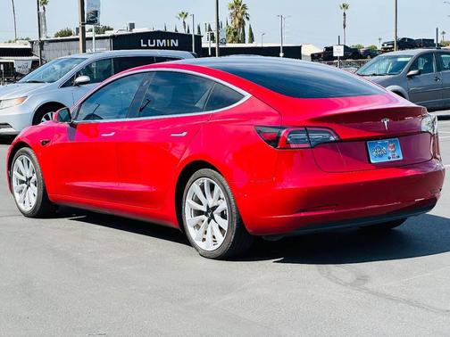 Red 2019 Tesla Model 3 Standard Range Plus