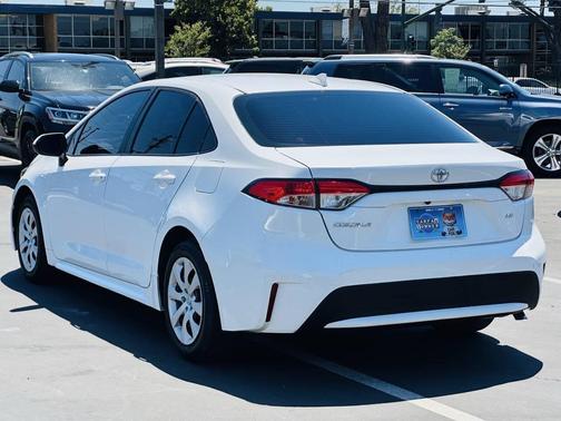 White 2022 Toyota Corolla LE