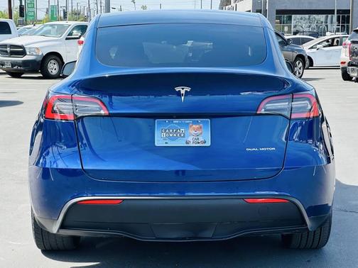 Blue 2021 Tesla Model Y Long Range Dual Motor All-Wheel Drive