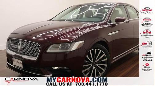 Burgundy Velvet Metallic Tinted Clearcoat 2018 Lincoln Continental Select