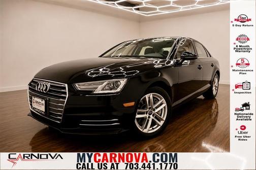 Brilliant Black 2017 Audi A4 2.0T Premium
