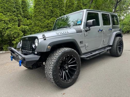 Gray 2015 Jeep Wrangler X