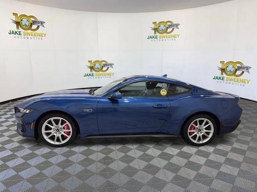 Atlas Blue Metallic 2024 Ford Mustang GT Premium
