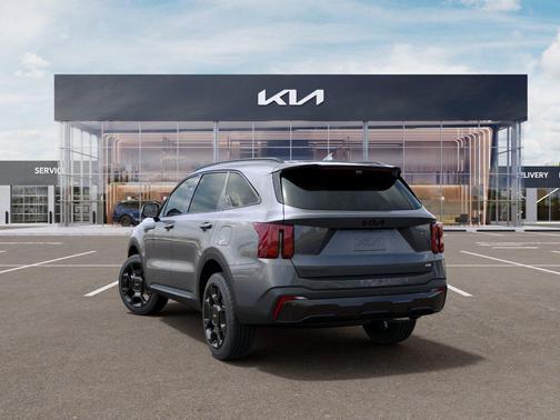 Steel Gray 2026 Kia Sorento Hybrid SX Prestige