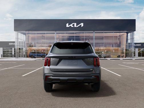 Steel Gray 2026 Kia Sorento Hybrid SX Prestige