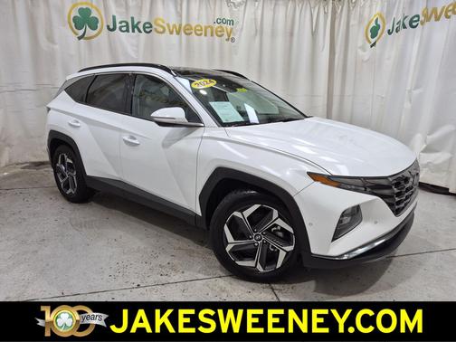 White Pearl 2024 Hyundai TUCSON Limited