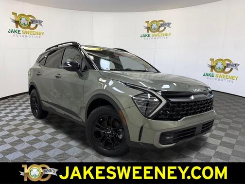 Jungle Green/Ebony Black Roof 2023 Kia Sportage X-Pro Prestige