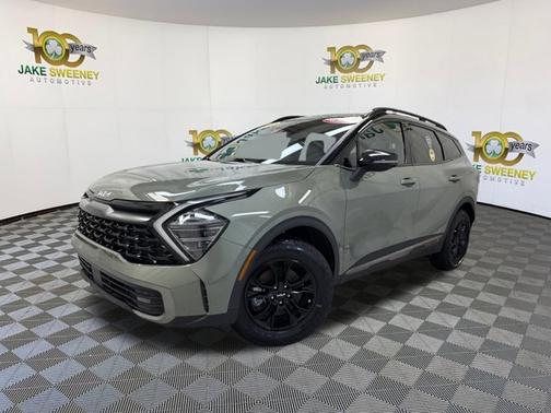 Jungle Green/Ebony Black Roof 2023 Kia Sportage X-Pro Prestige