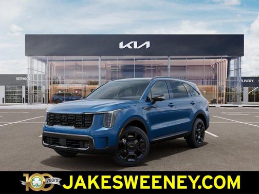 Mineral Blue 2026 Kia Sorento Hybrid SX Prestige
