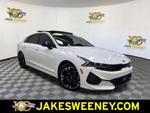 Glacial White Pearl 2021 Kia K5 GT-Line