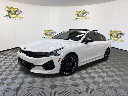 Glacial White Pearl 2021 Kia K5 GT-Line