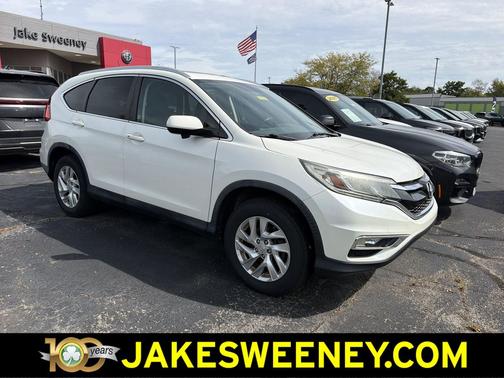 White Diamond Pearl 2015 Honda CR-V EX-L