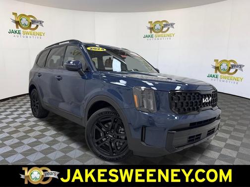 Midnight Lake Blue 2024 Kia Telluride EX X-Line