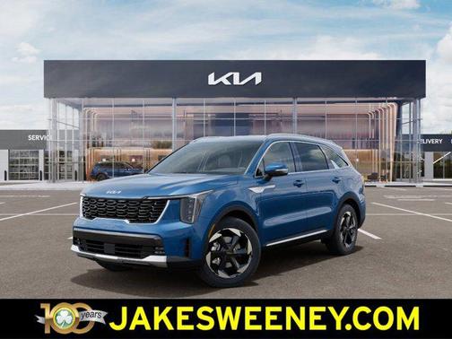 Mineral Blue 2026 Kia Sorento Hybrid EX