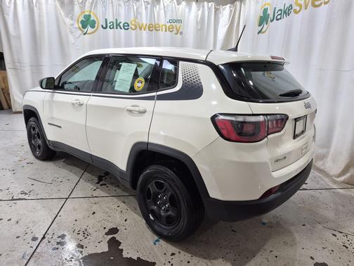 White Clearcoat 2018 Jeep Compass Sport