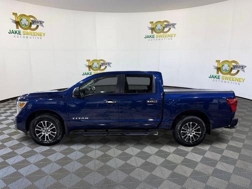 Deep Blue Pearl Metallic 2021 Nissan Titan SV