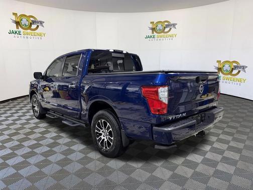Deep Blue Pearl Metallic 2021 Nissan Titan SV