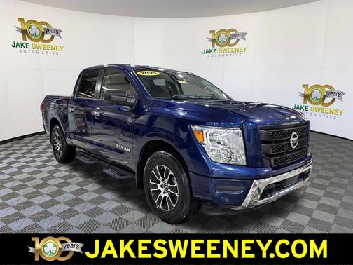 Deep Blue Pearl Metallic 2021 Nissan Titan SV