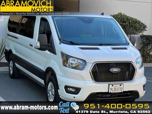Oxford White 2024 Ford Transit-350 XLT
