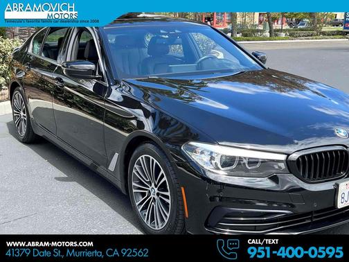 Jet Black 2019 BMW 530 530i - POWER TAILGATE - CONVENIENCE PACKAGE