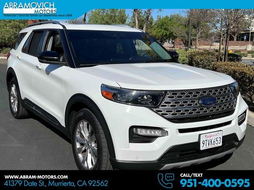 Oxford White 2021 Ford Explorer Limited