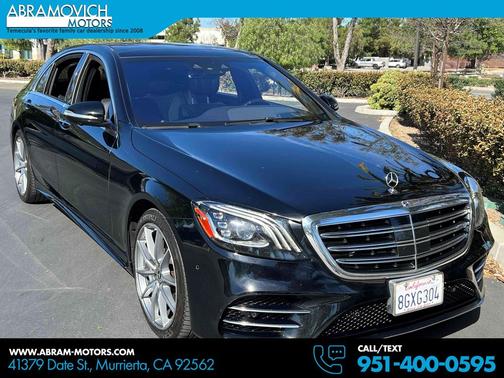 Black 2019 Mercedes-Benz S-Class Sedan