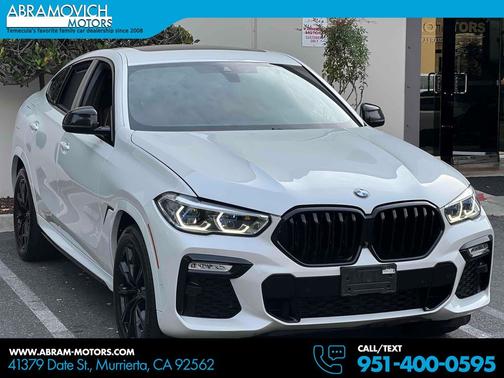 Mineral White Metallic 2021 BMW X6 xDrive40i