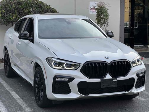 Mineral White Metallic 2021 BMW X6 xDrive40i