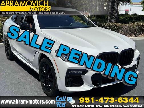 Mineral White Metallic 2021 BMW X6 xDrive40i