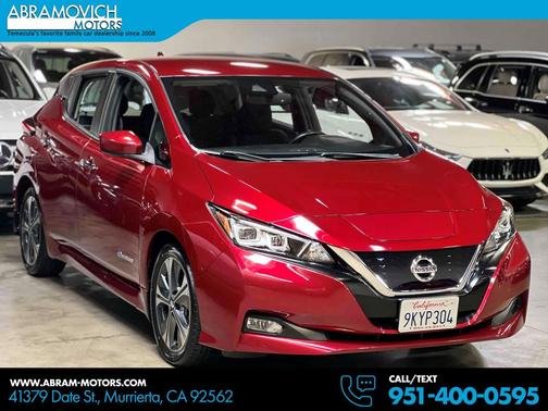 Scarlet Ember 2018 Nissan Leaf SV