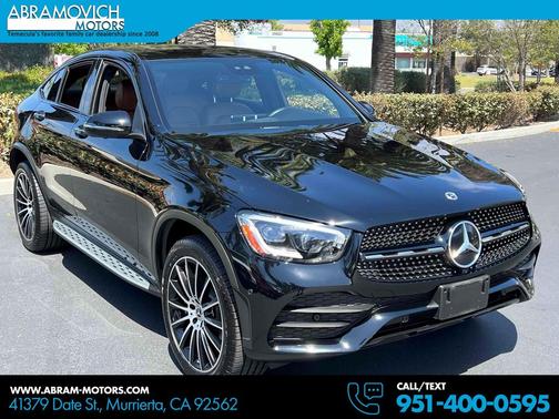 Black 2022 Mercedes-Benz GLC 300 4MATIC Coupe