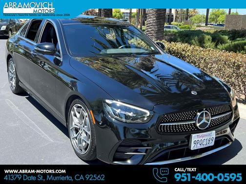 Black 2021 Mercedes-Benz E-Class RWD Sedan