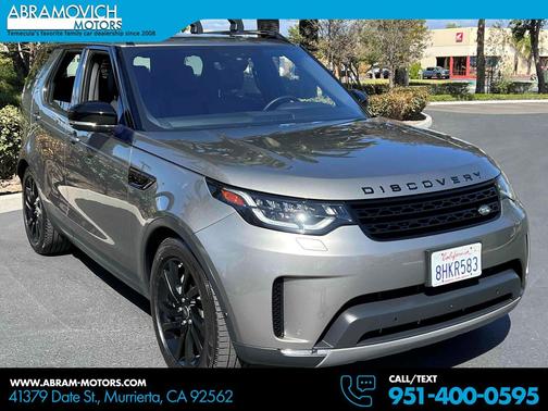 Silicon Silver Premium Metallic 2018 Land Rover Discovery HSE