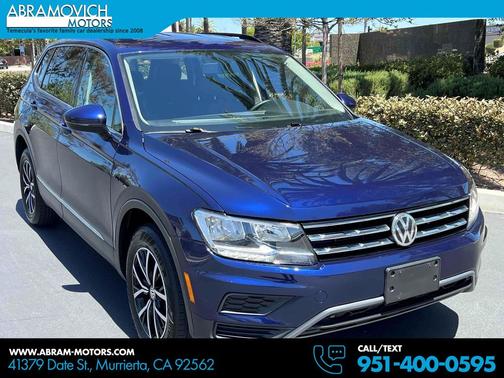 Atlantic Blue Metallic 2021 Volkswagen Tiguan 2.0T SE