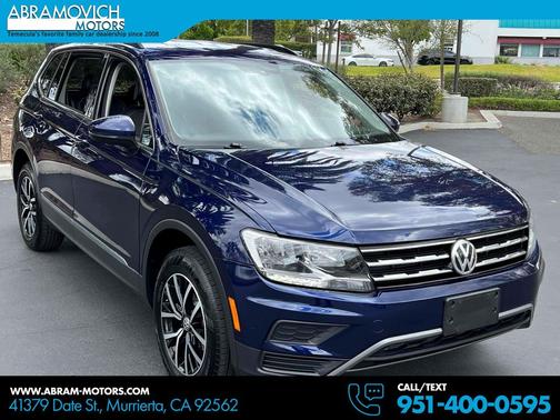 Atlantic Blue Metallic 2021 Volkswagen Tiguan 2.0T SE
