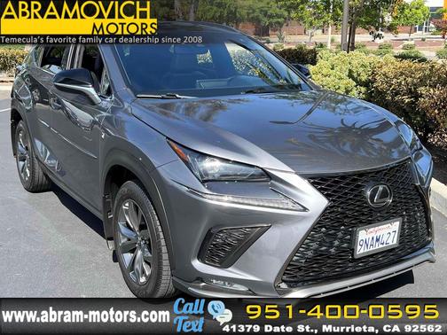 Nebula Gray Pearl 2020 Lexus NX 300 F Sport