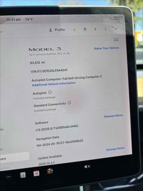 2020 Tesla Model 3 Standard Range Plus