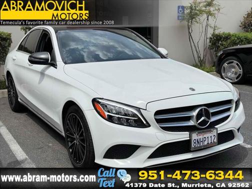 2019 Mercedes-Benz C-Class Sedan - PANORAMA SUNROOF - BLIND SPOT ASSIST