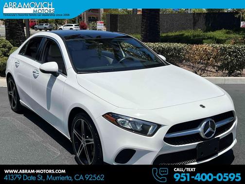 Polar White 2021 Mercedes-Benz A-Class Sedan
