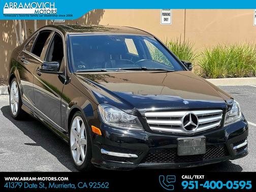 Black 2012 Mercedes-Benz C-Class C 250 Sport