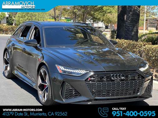 Mythos Black Metallic 2024 Audi RS 6 Avant 4.0T