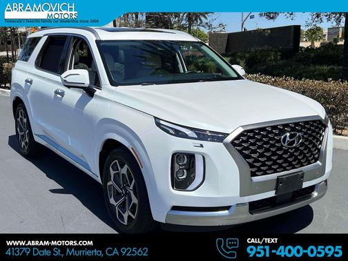 Hyper White 2022 Hyundai PALISADE Calligraphy