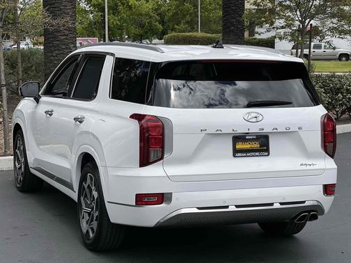 Hyper White 2022 Hyundai PALISADE Calligraphy