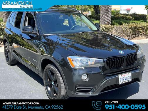 Jet Black 2017 BMW X3 sDrive28i