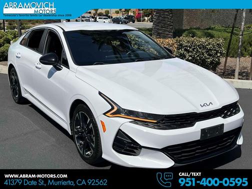 Glacial White Pearl 2022 Kia K5 GT-Line