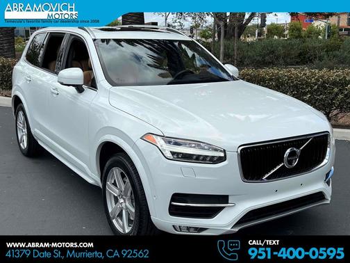 Ice White 2018 Volvo XC90 T6 Momentum