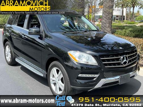 Black 2015 Mercedes-Benz M-Class 4MATIC