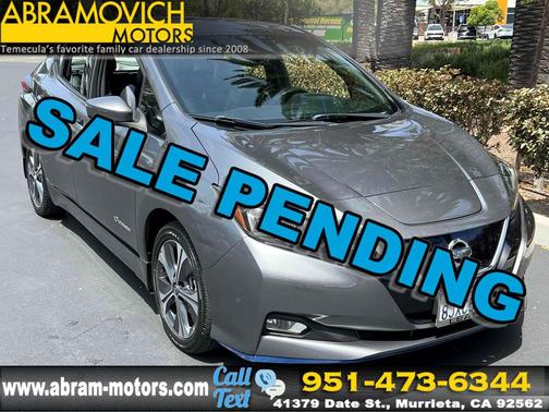 Gun Metallic 2019 Nissan Leaf SL PLUS